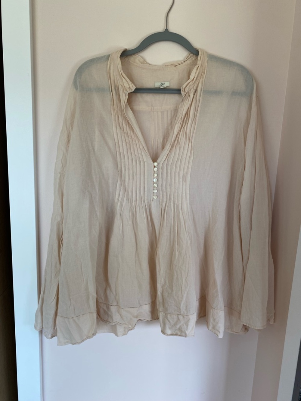 J. Jill Pintuck Peasant Blouse - 4X
